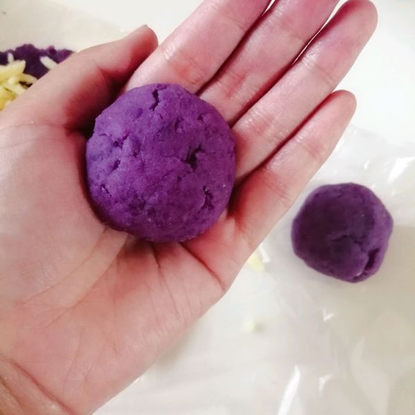 爆浆芝士紫薯酥