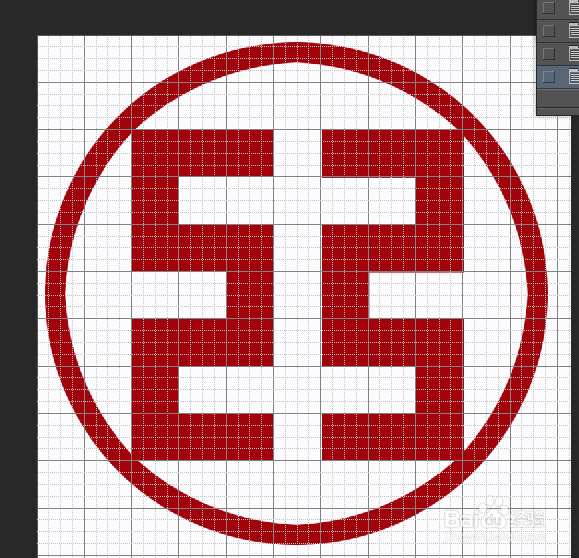 怎么用PS 制作工商行的logo