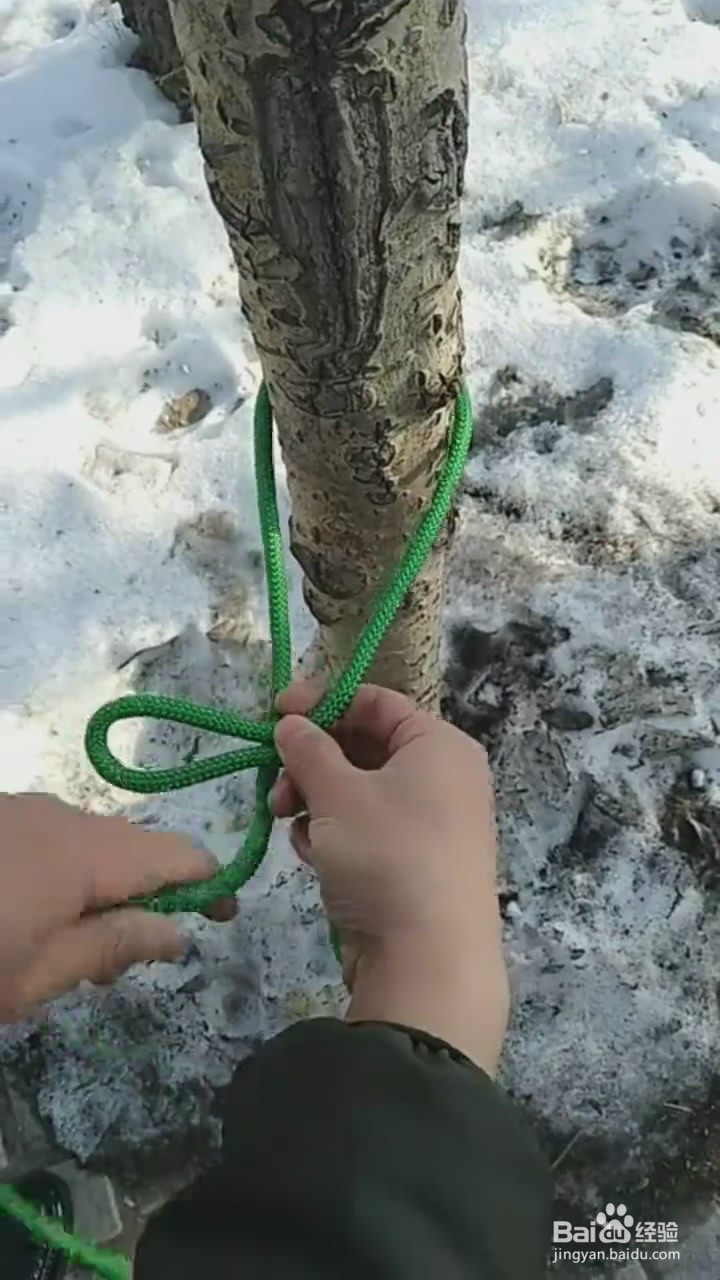 拖车扣打结小技巧