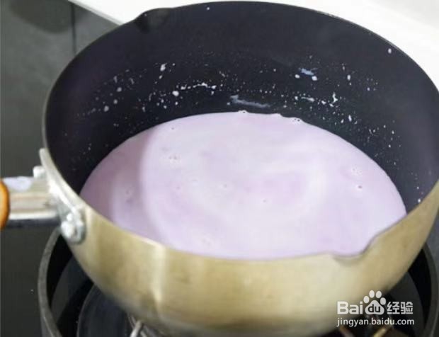 紫薯牛奶小方怎么做