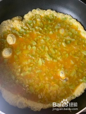 食补养生苦瓜煎蛋的做法