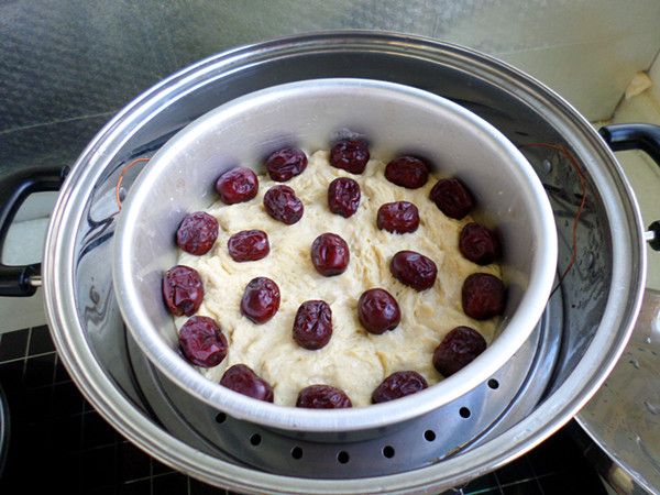 郁金香花面发糕