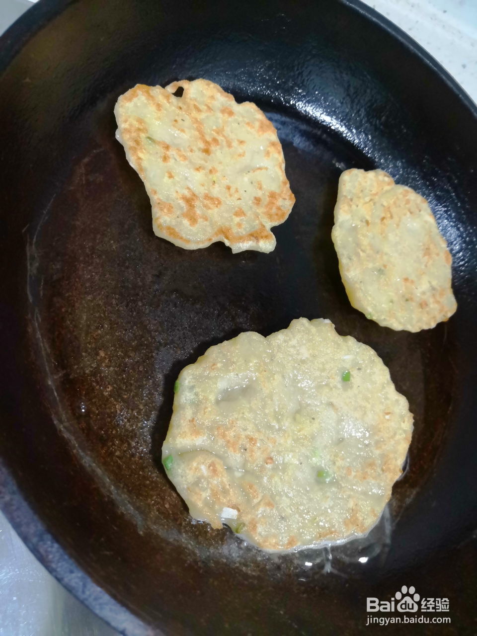 无法抵挡的葱香豆渣鸡蛋蔬菜饼