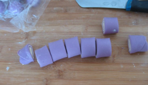 紫薯双色卷做法