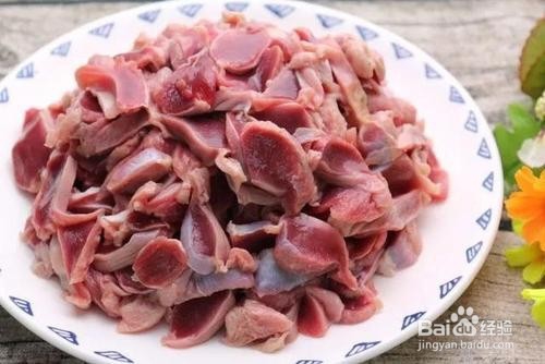 鸡胗怎么切花