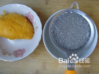 越吃越美丽-椰汁西米芒果捞