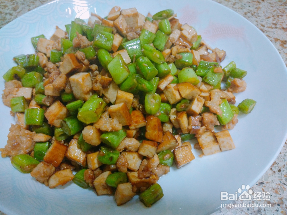 不能拒绝的肉末豆角炒香干