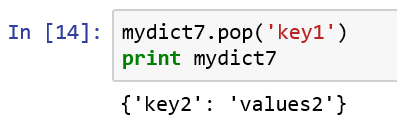 python学习3--字典