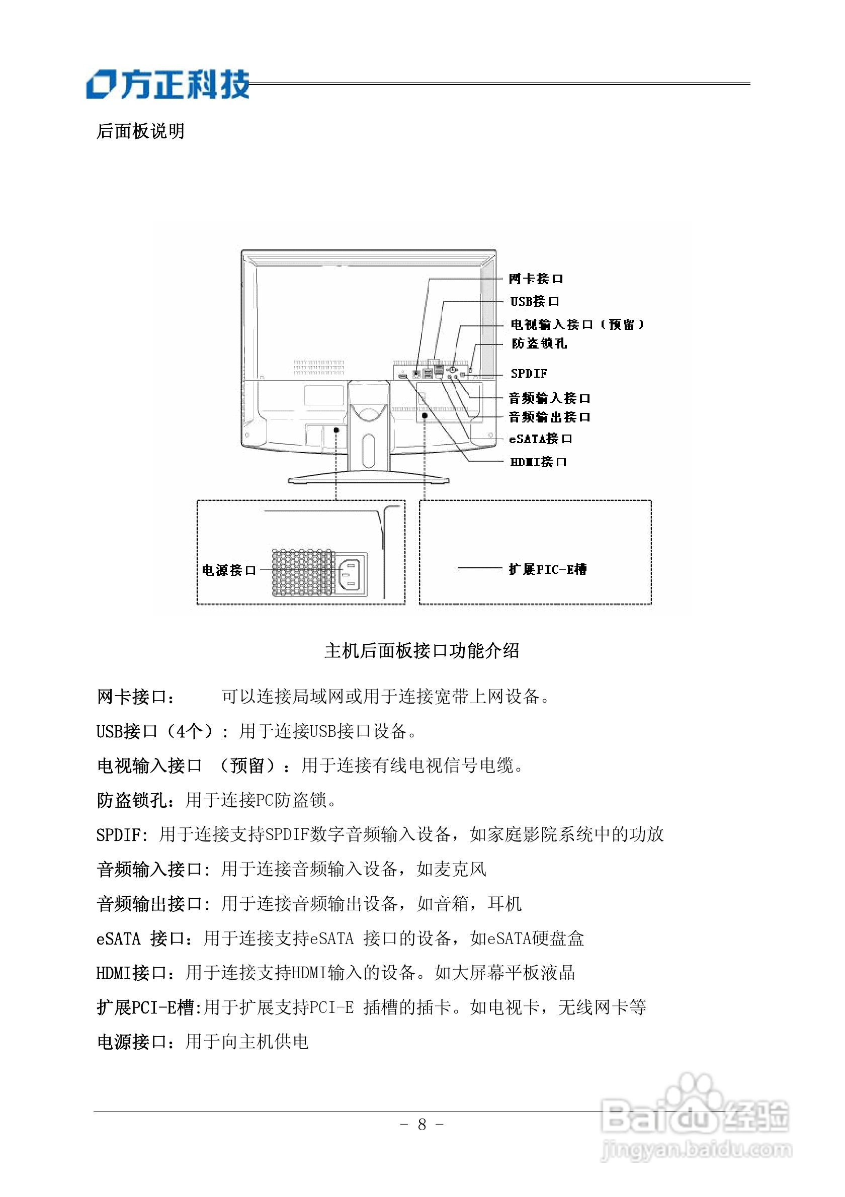 方正电脑心逸T310系列机型说明书:[2]