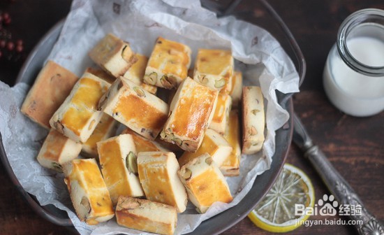 【开心果奶酥】口感酥松,香味十足的点心