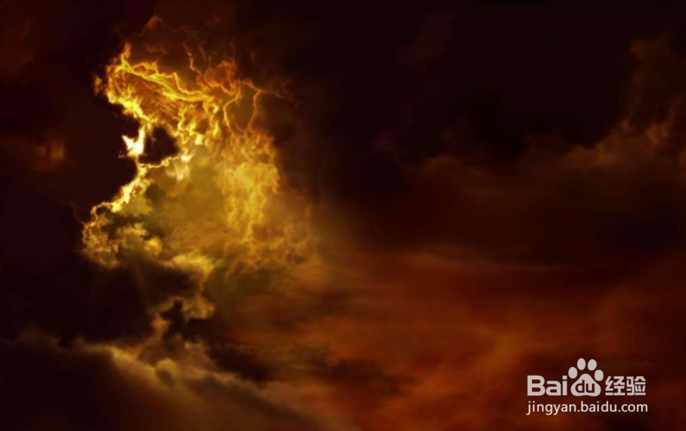 淘宝天猫美工教程photoshop制作魔幻背景海报