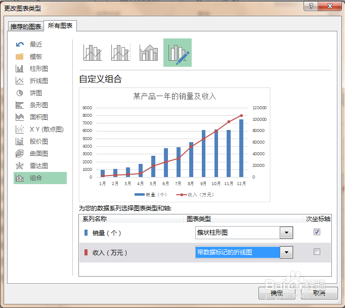 excel表格如何做双坐标图