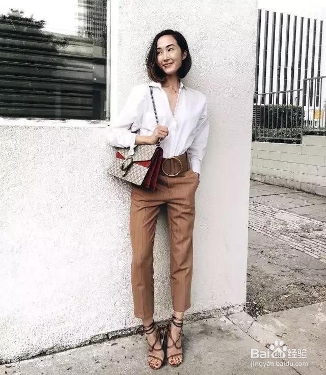 上班穿什么裤子既舒服又高级刘雯早就帮你选好