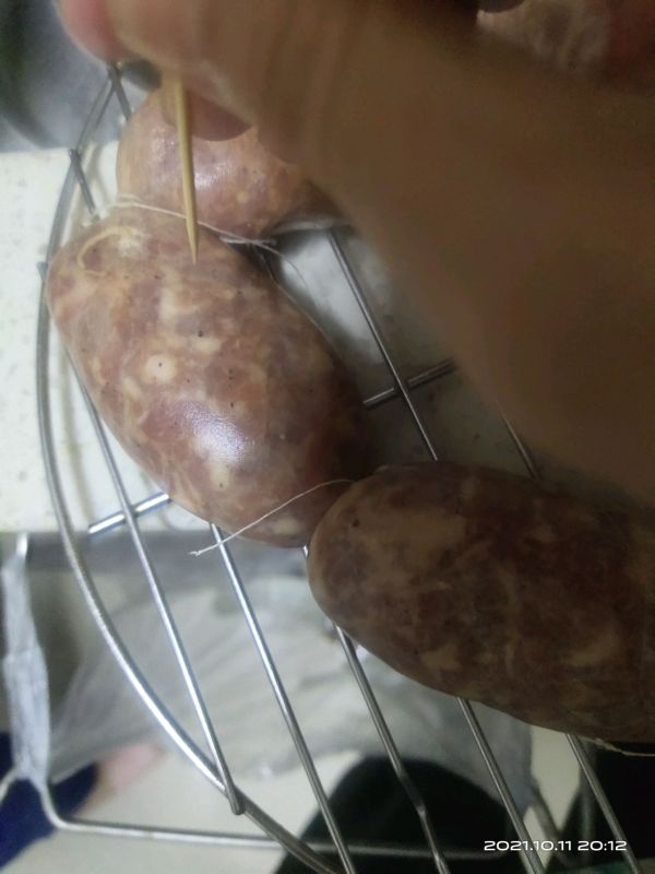 自制Q弹黑胡椒小香肠