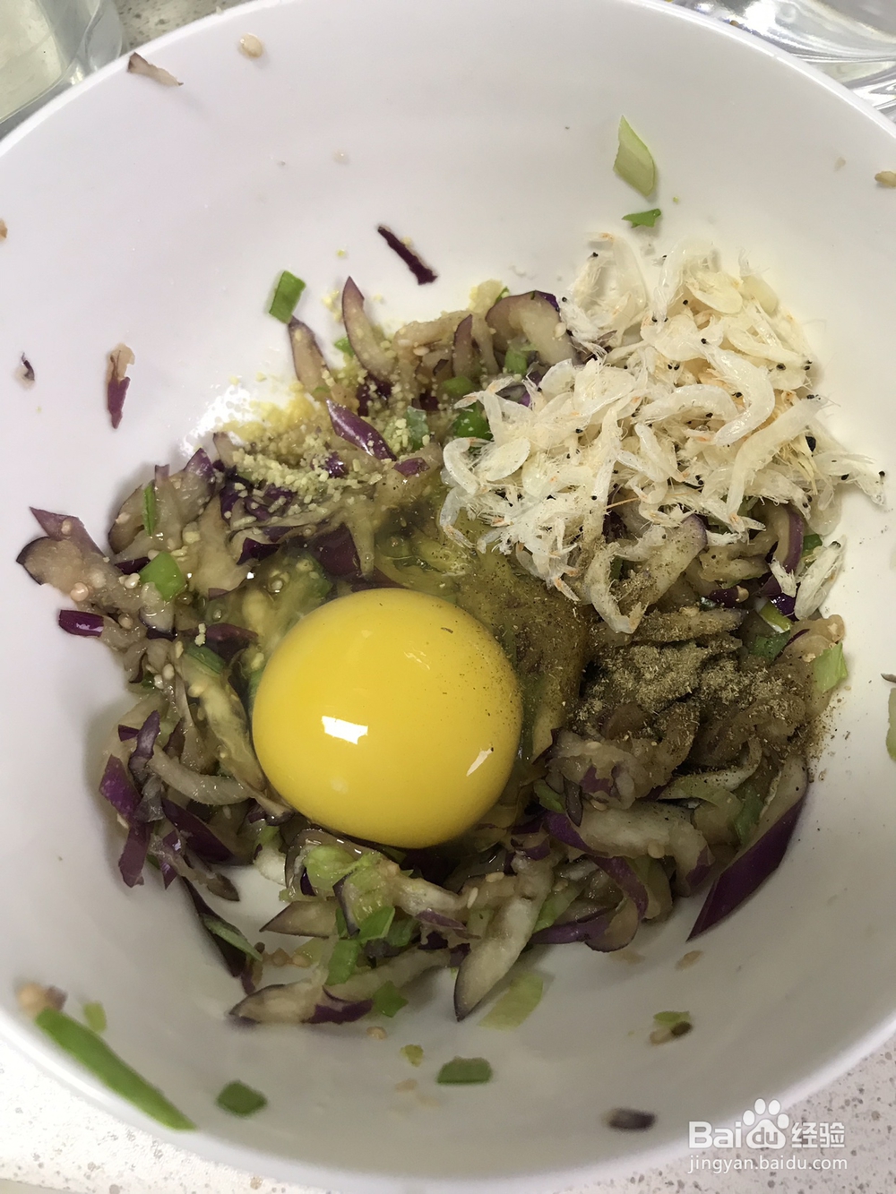 如何做茄子鸡蛋饼？