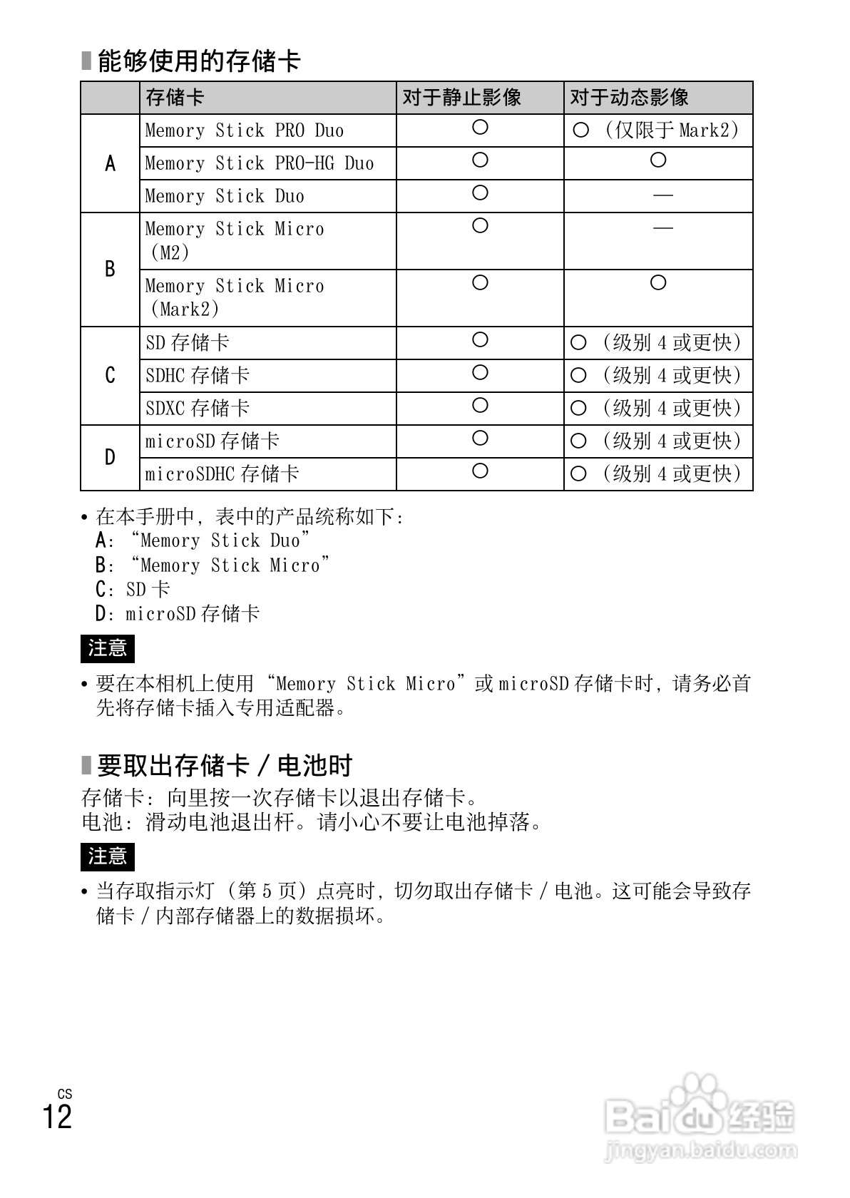 索尼DSC-HX200V数码相机使用说明书:[8]