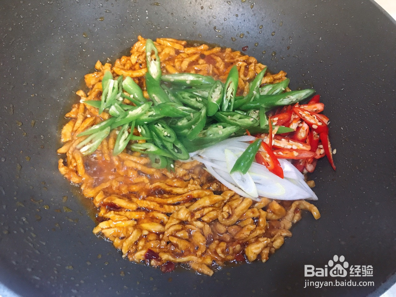 青椒鸡丝面的做法