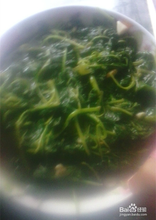 美味白汉菜的一种炒法