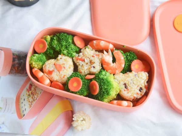 时蔬藜麦胚芽米便当