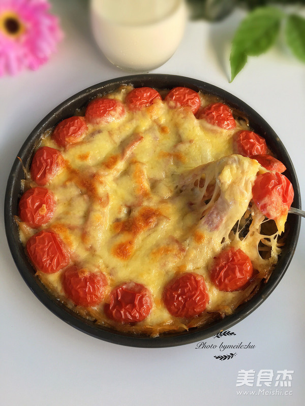 土豆丝培根披萨