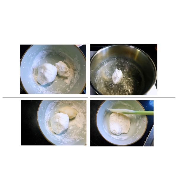 紫薯琉璃芝心汤圆