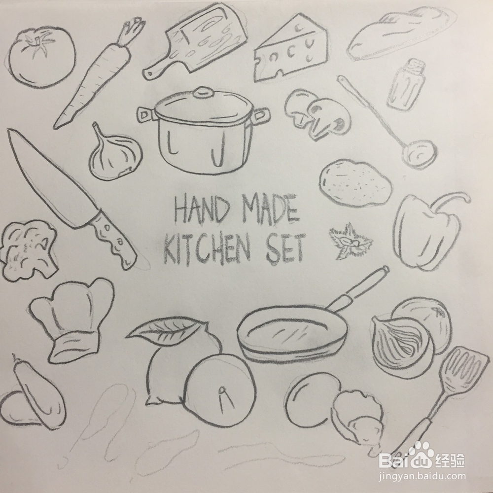 日系饭店的厨房装饰画怎么画?