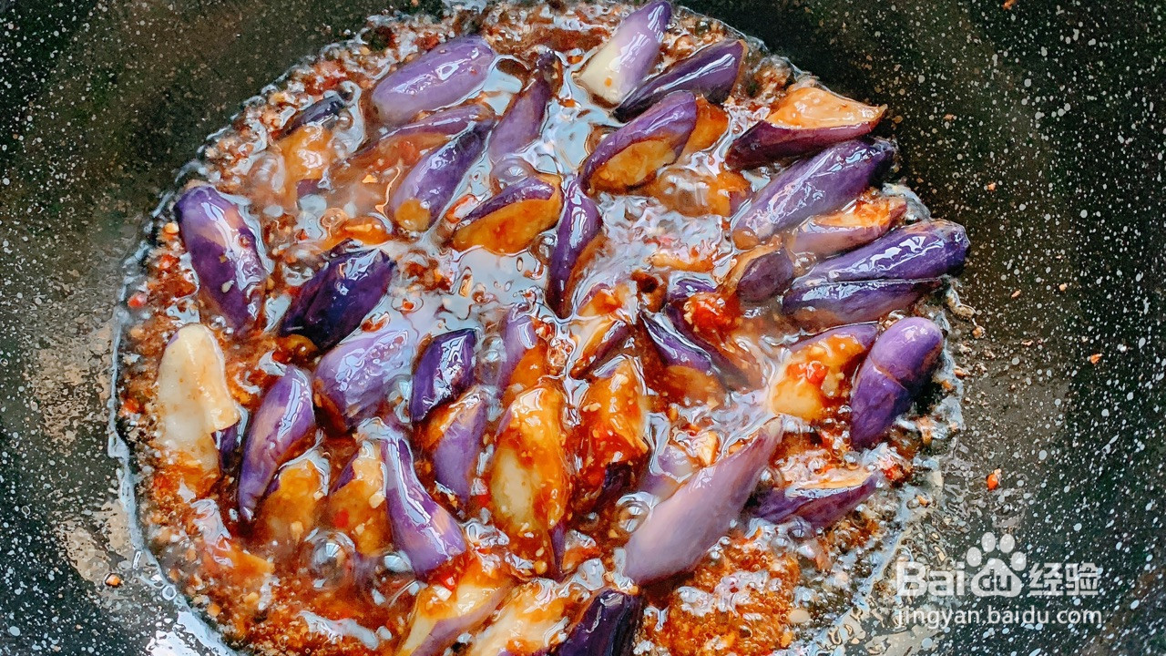 快手菜鱼香茄子的做法