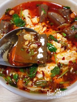 超级好吃的鸭血豆腐怎么做