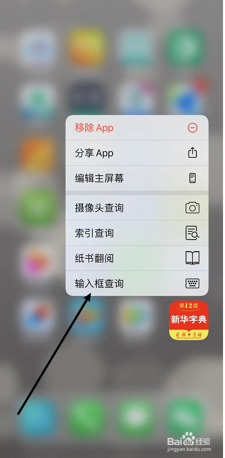 新华字典搜索框查询方法