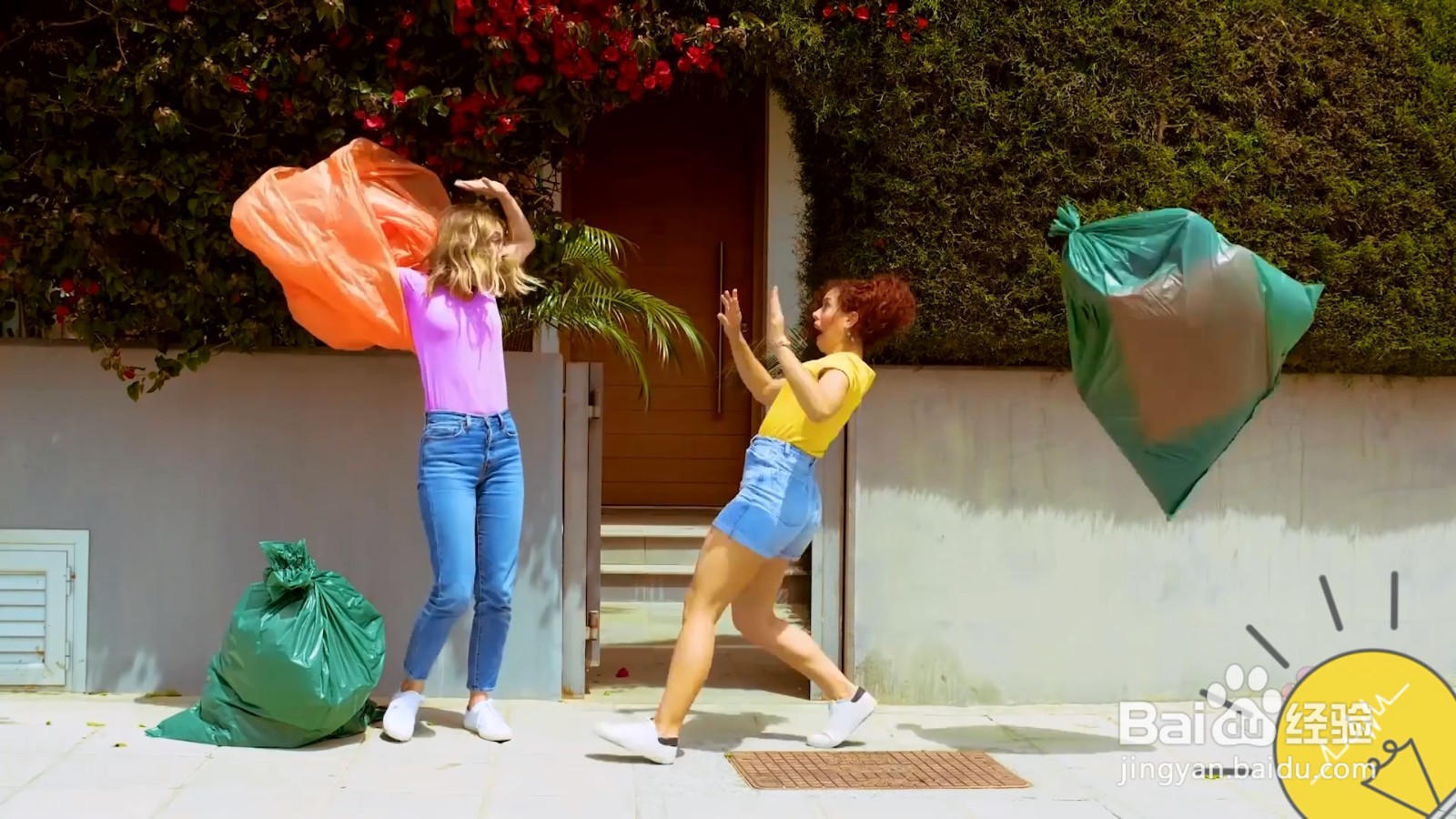 垃圾袋吓人恶作剧怎么制作