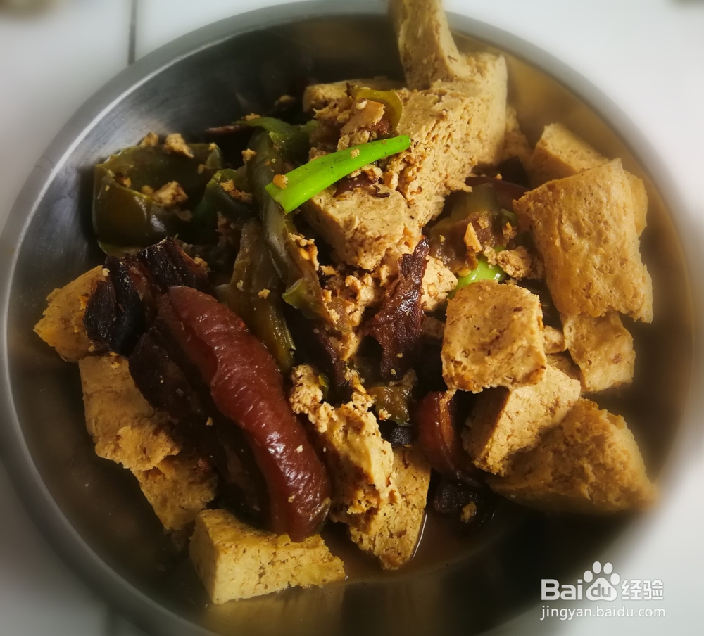 红烧肉炒冻豆腐