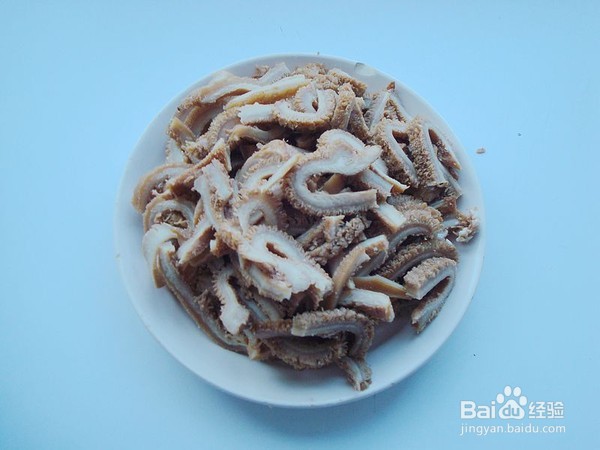 辣皮子滚牛肚的做法