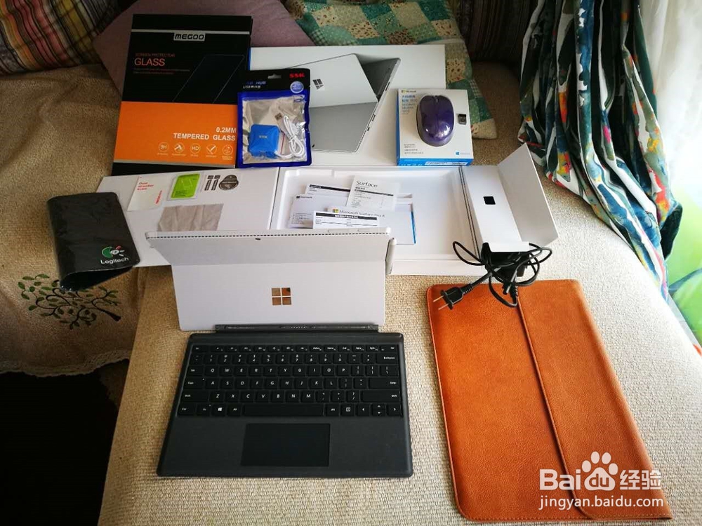 微软surface pro 4 平板电脑 开箱晒物