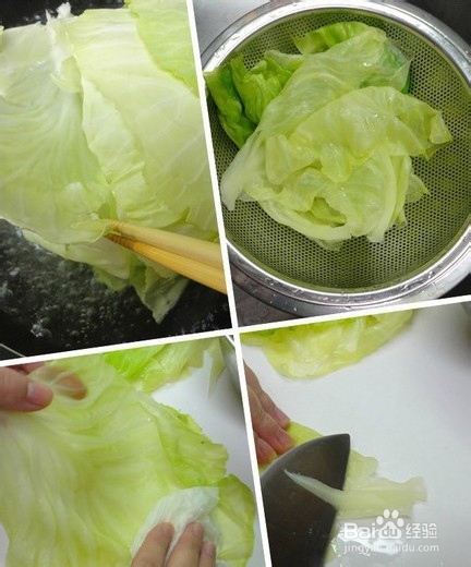 怎么做蕃茄酱口味的卷心菜包肉