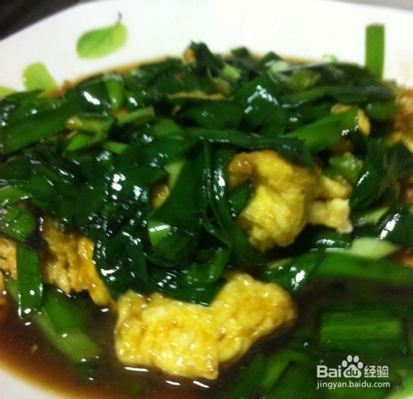 简单易学的韭菜炒鸡蛋