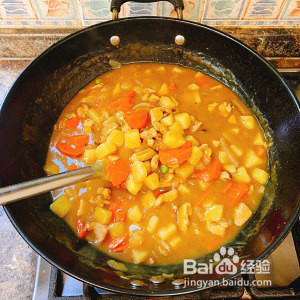 咖喱鸡肉饭的制作教程