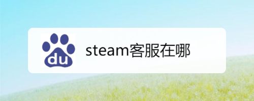steam客服在哪