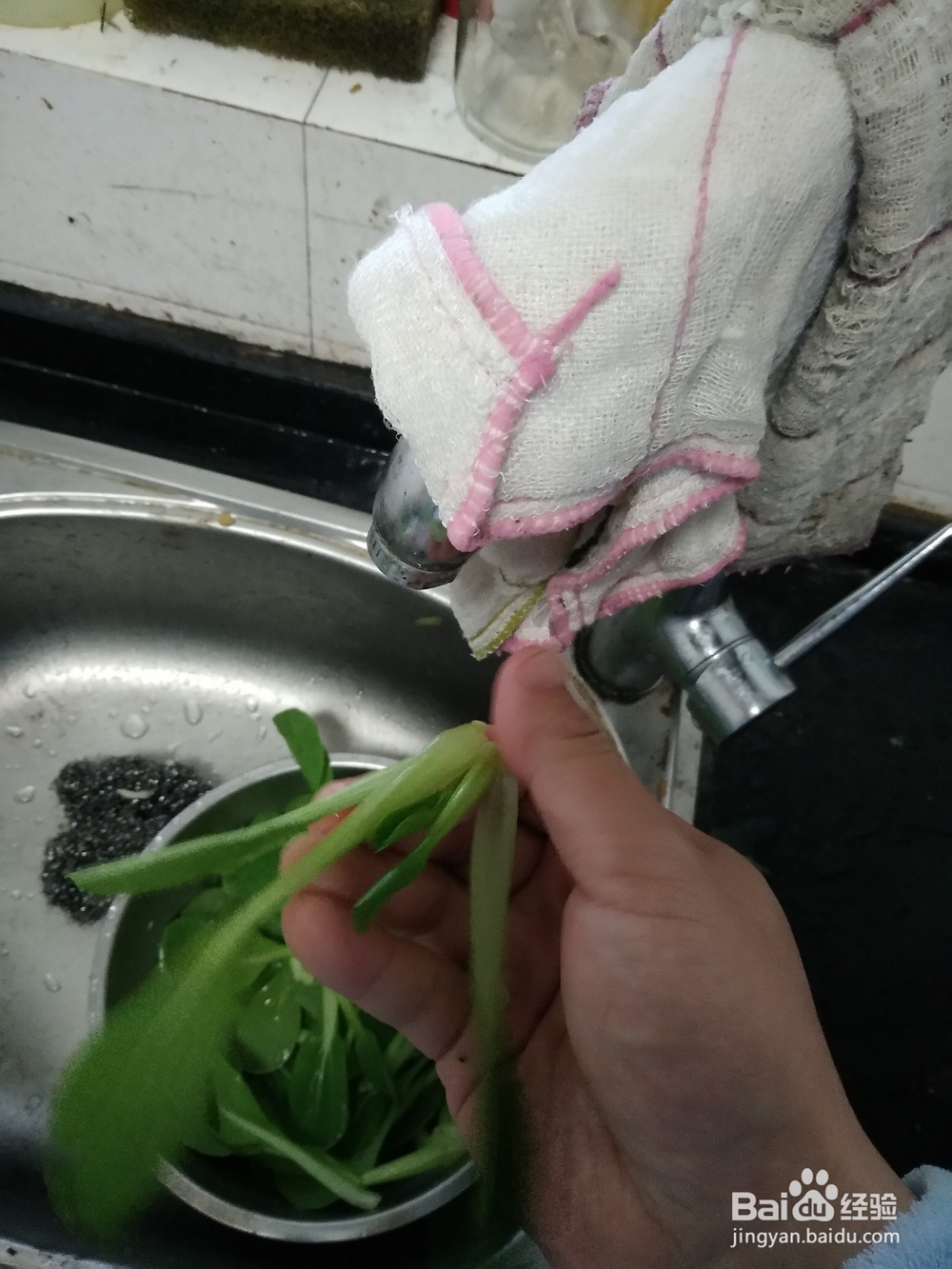 小青菜一手撵开法