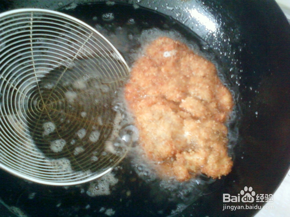 自己在家做--油炸香酥鸡排