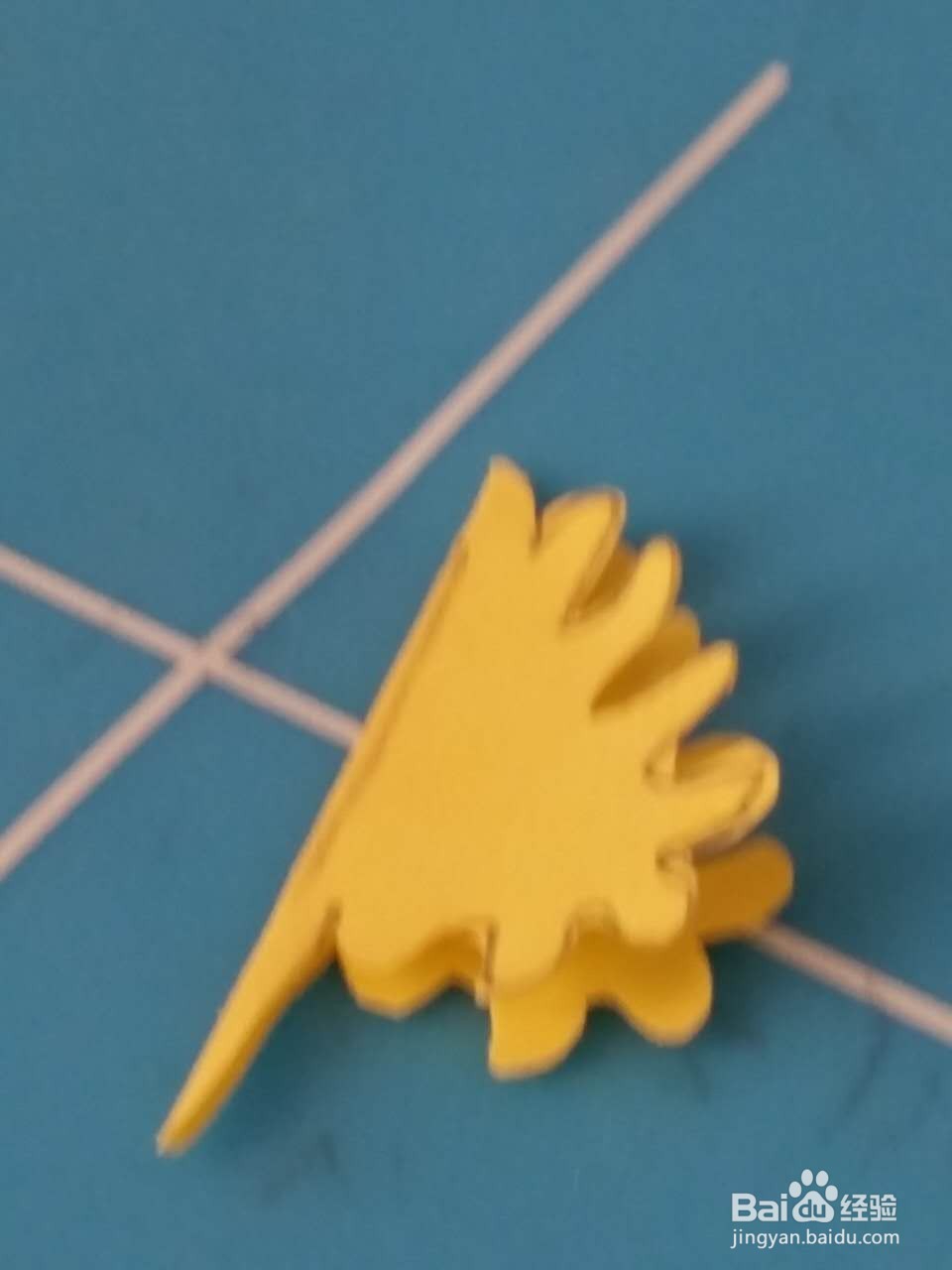 亲子手工剪纸之大树