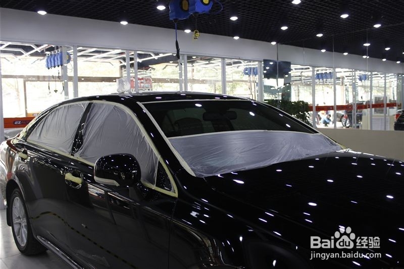 丰田皇冠汽车美容石家庄汽车漆面美容施工案例