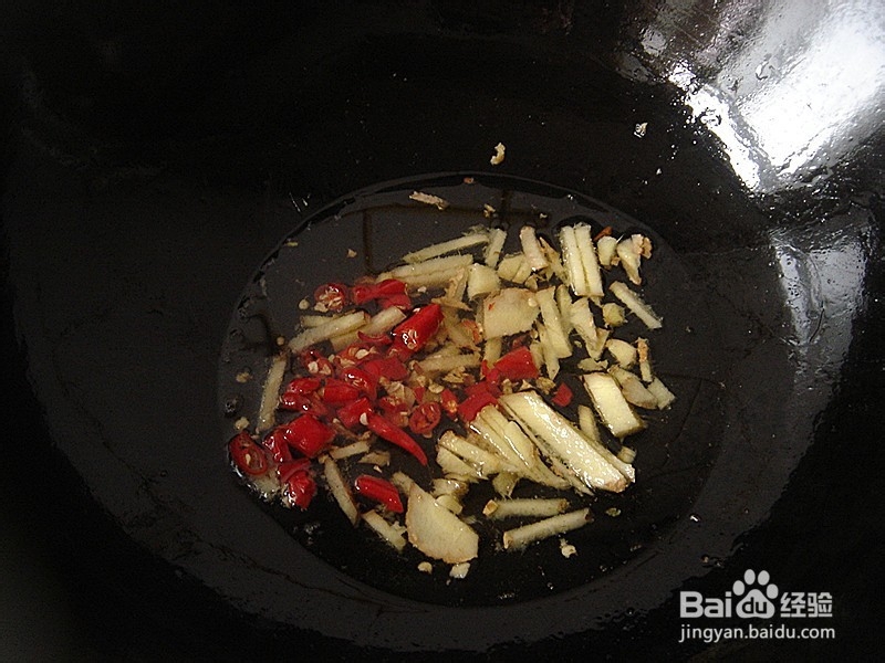 香辣干锅花菜——香辣下饭菜。