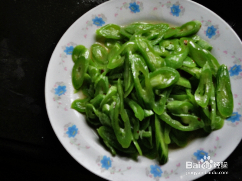 爽口的清炒蛇瓜