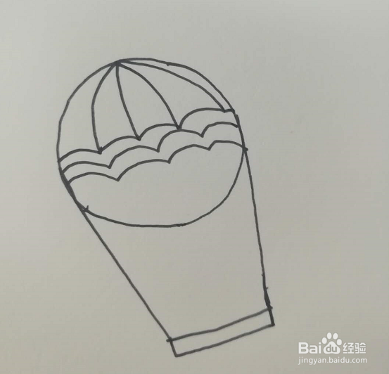 简笔画的热气球怎么画