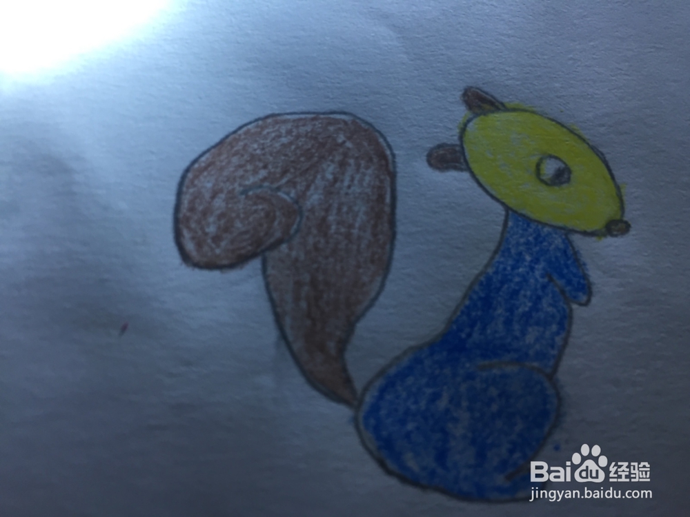 <b>画画——画一只小松鼠</b>