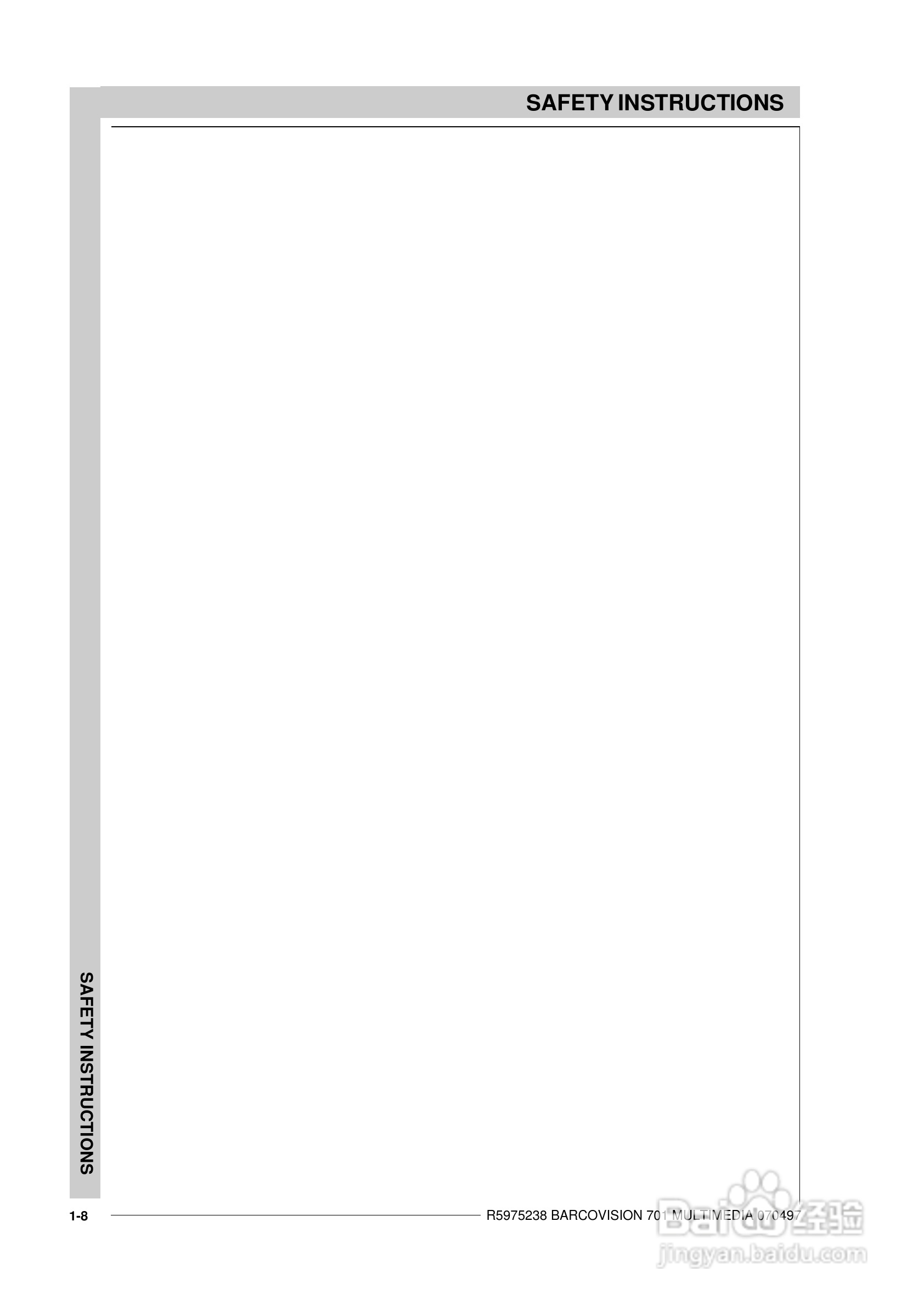 Barco巴可 VISION 701投影机说明书:[2]