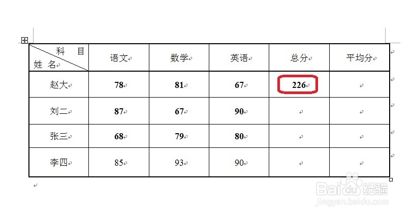 无需Excel——数值运算word表格也可以