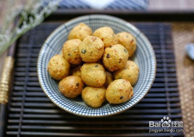 家庭自制油炸豆腐丸子