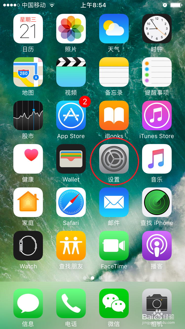 怎么打开iPhone的小圆点