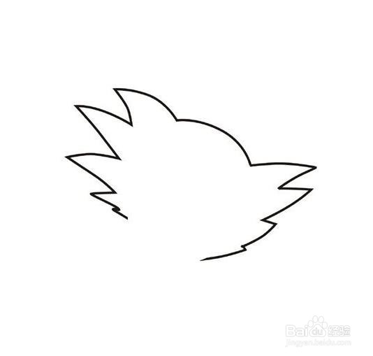 七龙珠的孙悟空简笔画教程